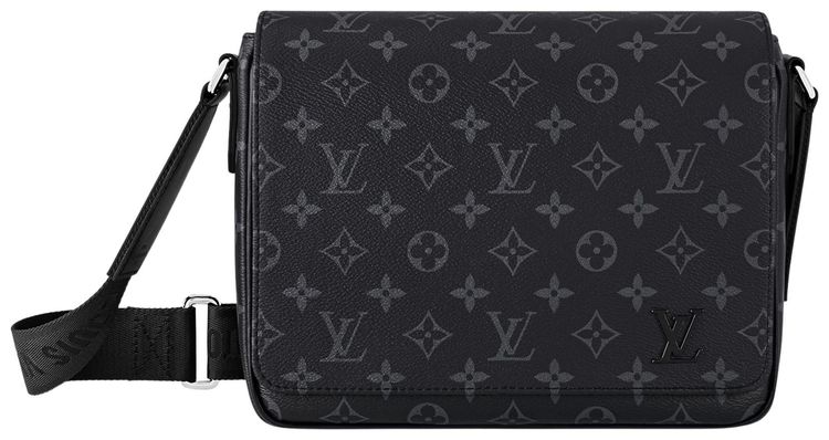 Louis Vuitton District Pm Black Monogram Eclipse Canvas