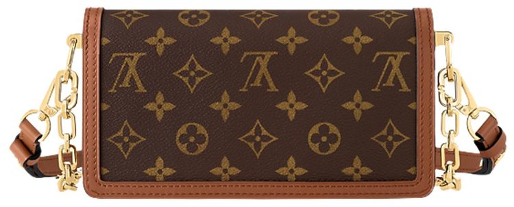 Louis Vuitton Dauphine East West Brown Monogram Reverse Canvas