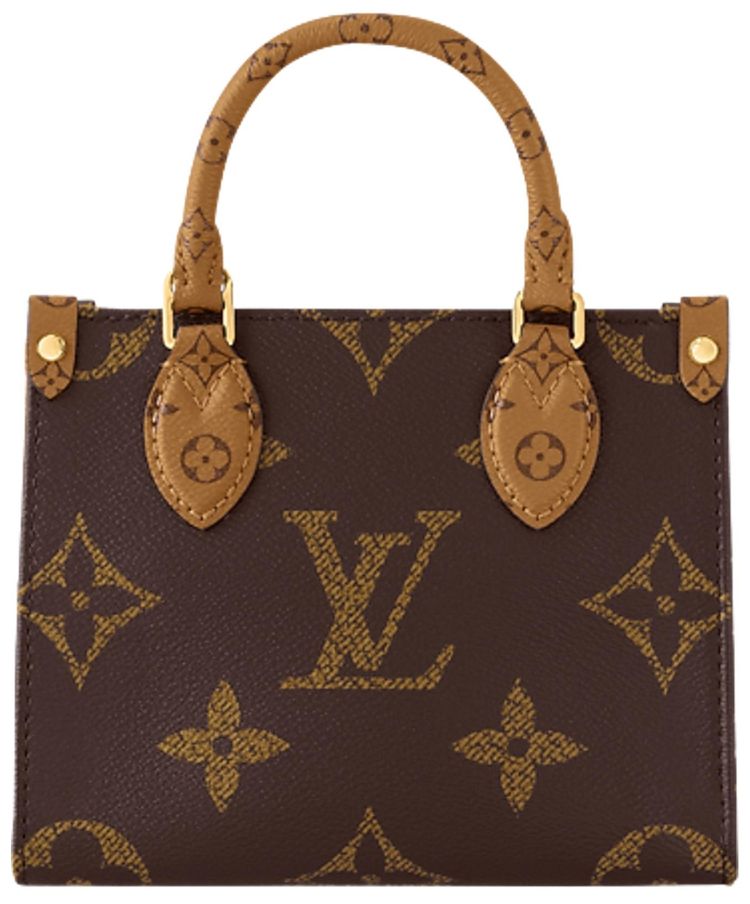Louis Vuitton Onthego BB Brown Giant MonogramBrown Monogram Reverse Canvas