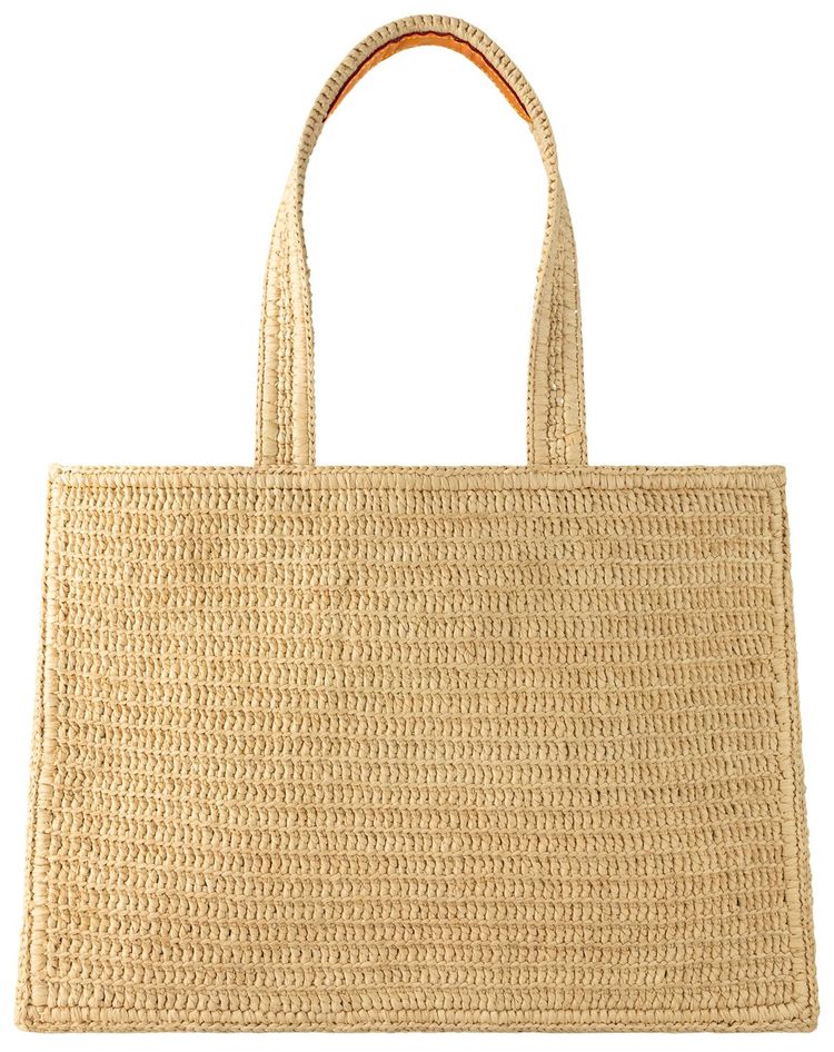 Louis Vuitton Summer Shopper Tote Mm Natural Beige Natural Raffia