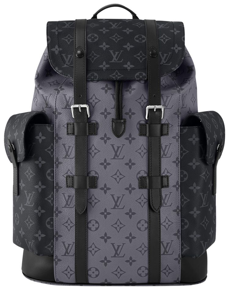 Louis Vuitton Christopher MM Monogram Eclipse Reverse CanvasBlack Monogram Eclipse Canvas