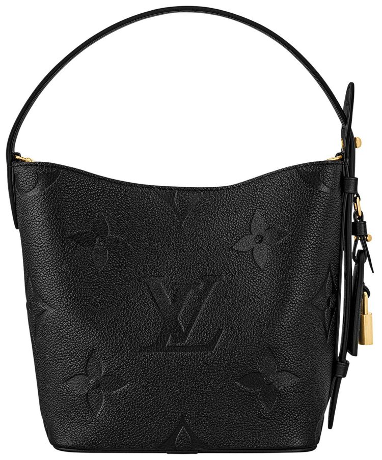 Louis Vuitton All In BB Black Monogram Embossed Empreinte Cowhide Leather