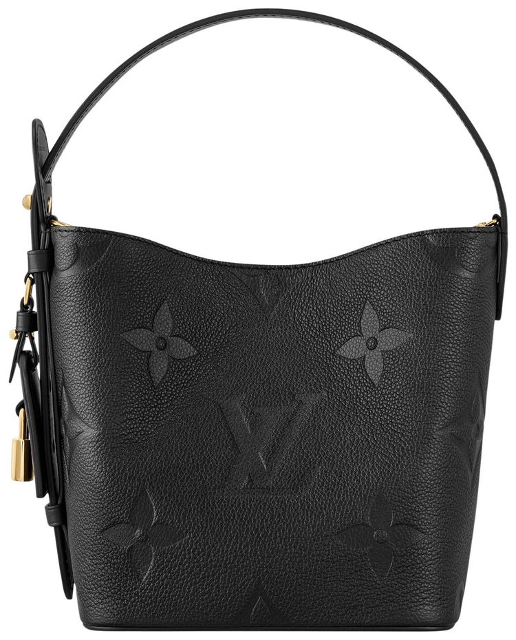 Louis Vuitton All In BB Black Monogram Embossed Empreinte Cowhide Leather