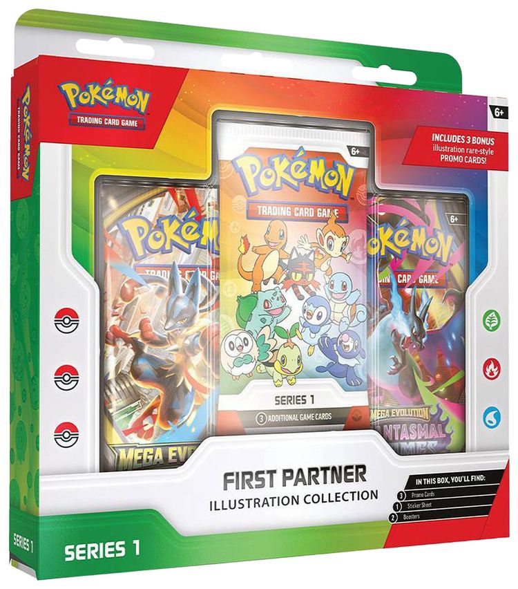Pokemon First Partner Illustration Collection 2026 Series 1