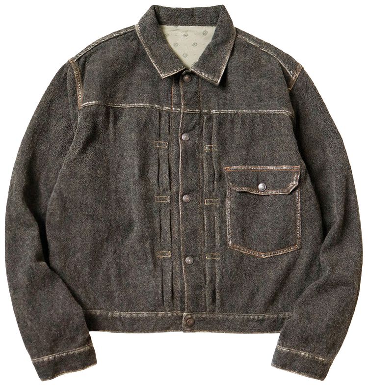Kapital Will Aging Wool 1st Jacket Charcoal
