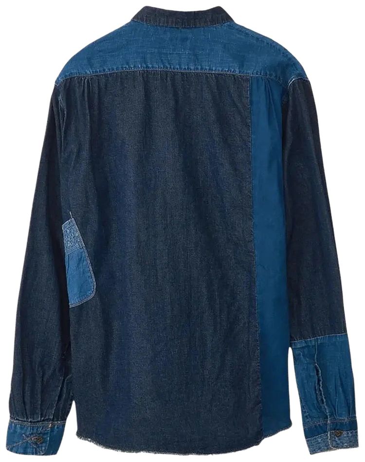 Kapital Cotton x Linen IDG Katmandu Shirt Indigo