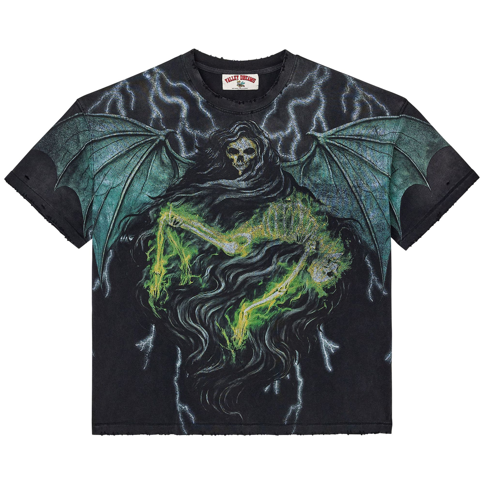 Buy Vale Forever Grim Big Tee 'Black' - 11451 1SS2604VFGBTB BLAC