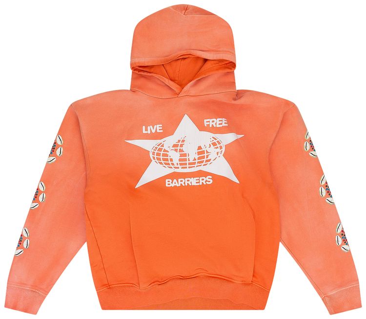 Barriers Cowrie Shell Hoodie Orange
