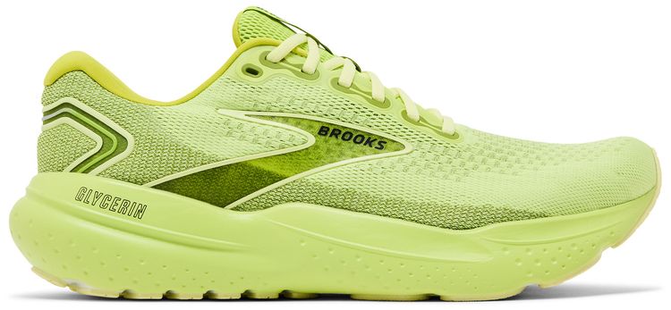 Brooks Glycerin 21 Lovebird Pale Yellow Lime