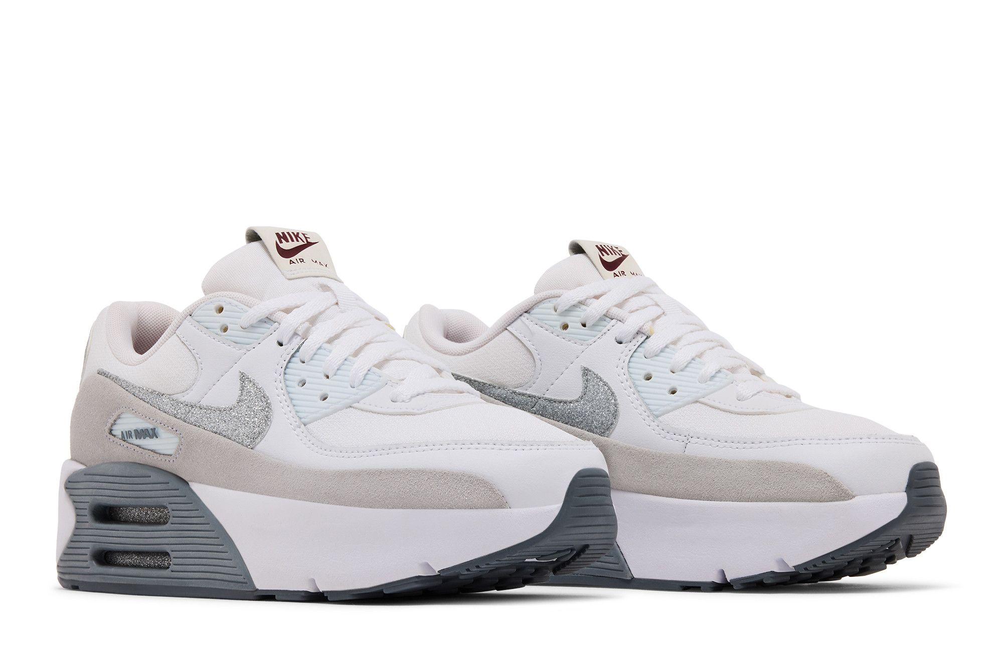 Buy Nike Wmns Air Max 90 LV8 'Glitter Swoosh' - HQ3456 191 | GOAT