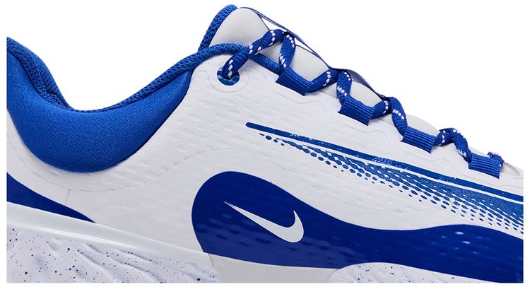 Nike Alpha Huarache Elite 4 Low White Hyper Royal