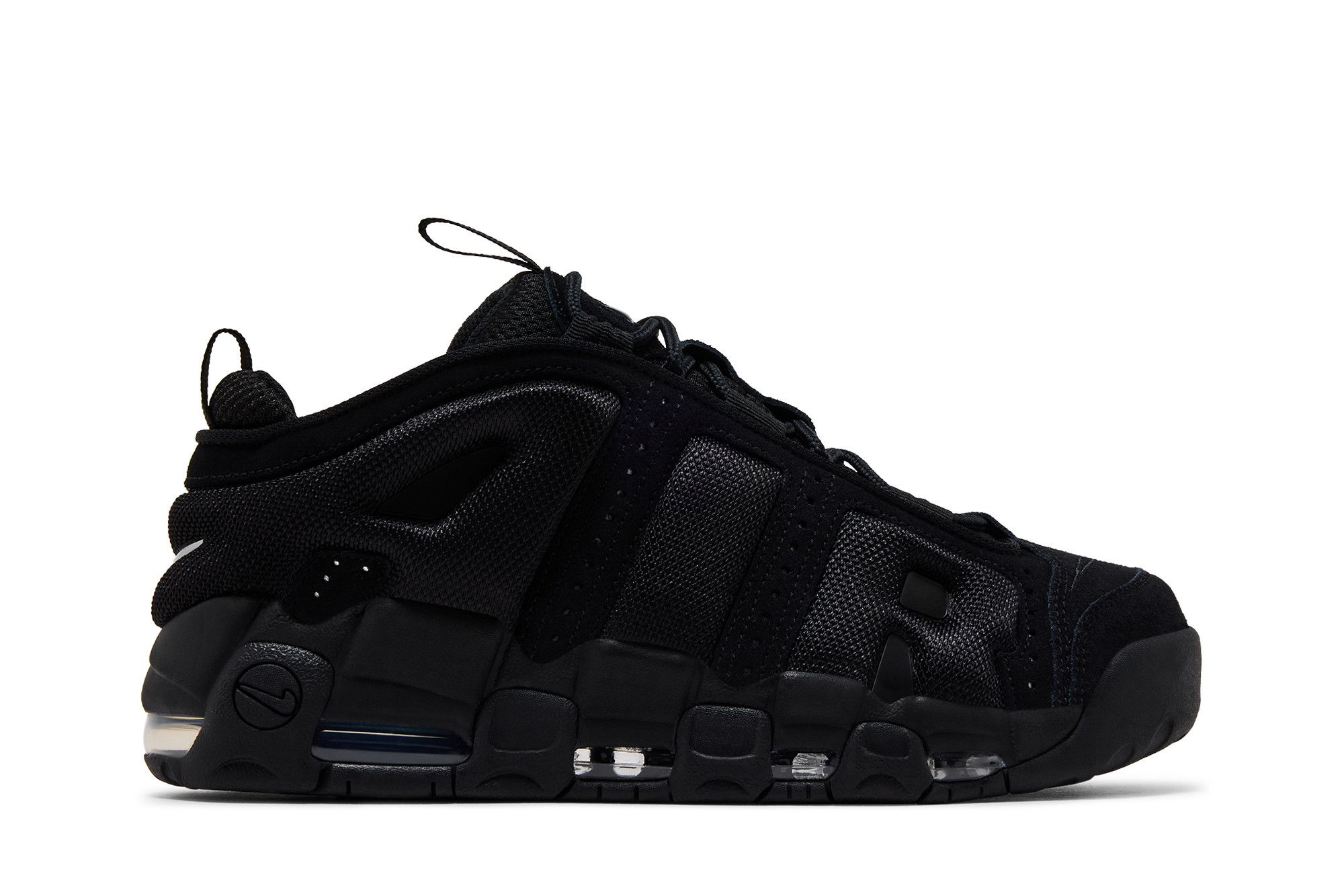 Buy Nike Air More Uptempo Low 'Triple Black' - IM6649 001 | GOAT