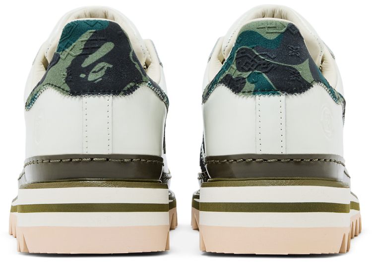 CLOT x BAPE x adidas Superstar Off White Olive Cargo