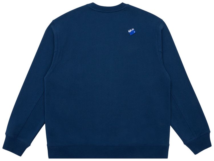 Ader Error Long Sleeve Hoodie Navy