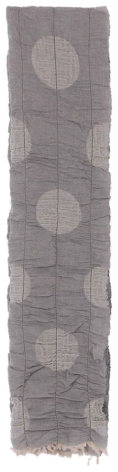 Ys Dot Gather Scarf Beige