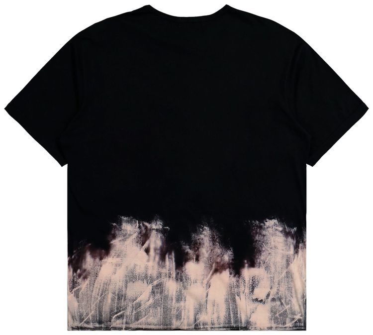 Yohji Yamamoto Pour Homme Round Neck Short Sleeve T Shirt Black