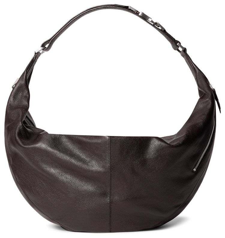 Lemaire Large Quiver Clip Bag Dark Chocolate