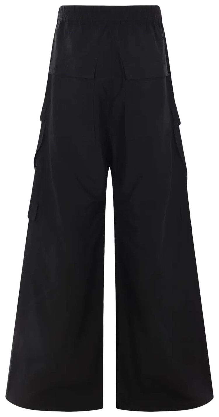Rick Owens DRKSHDW Double Cargo Jumbo Belas Pantaloni Black