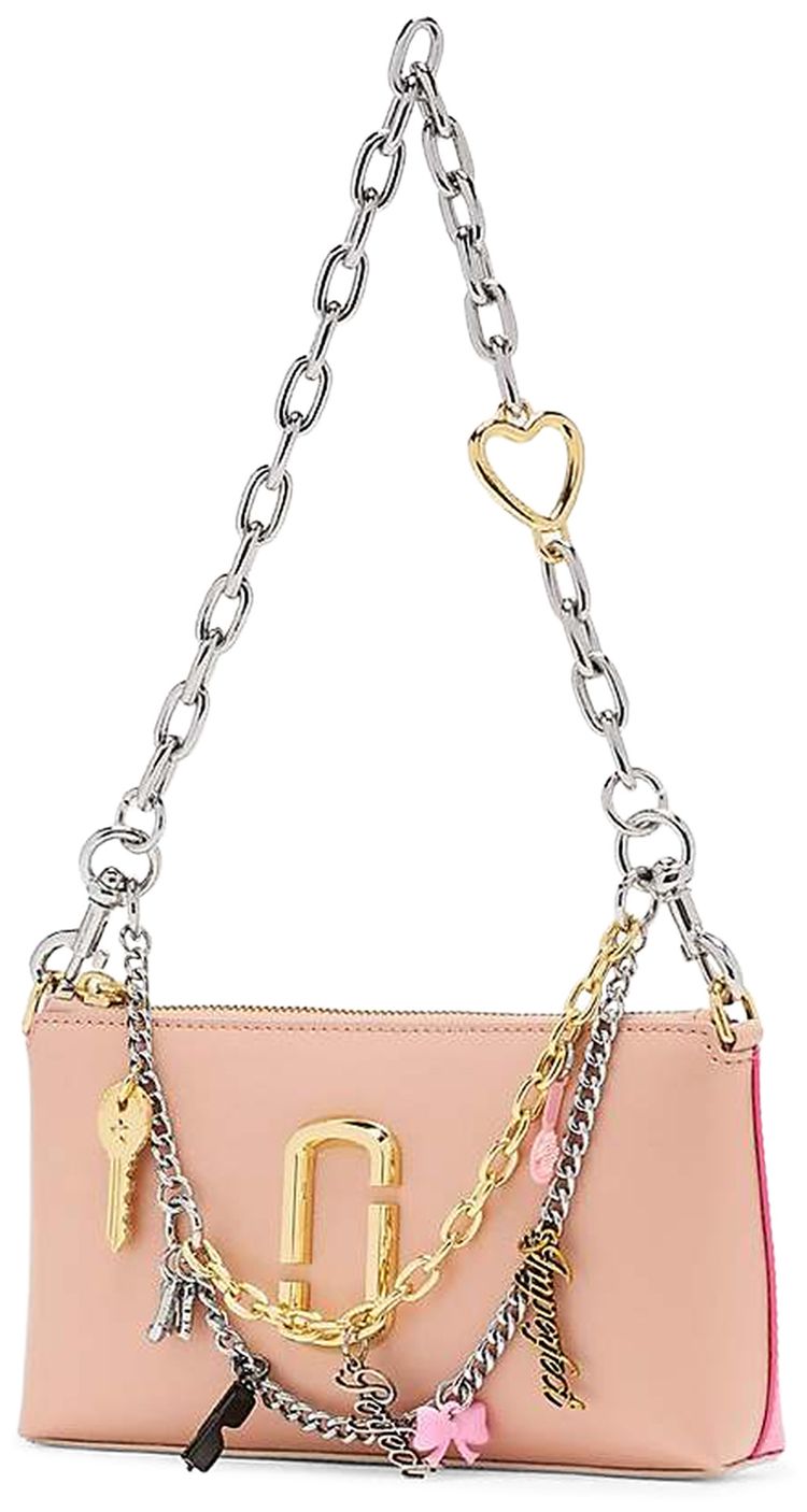 Marc Jacobs Perfect Imperfect Charm Chain Strap Nickel