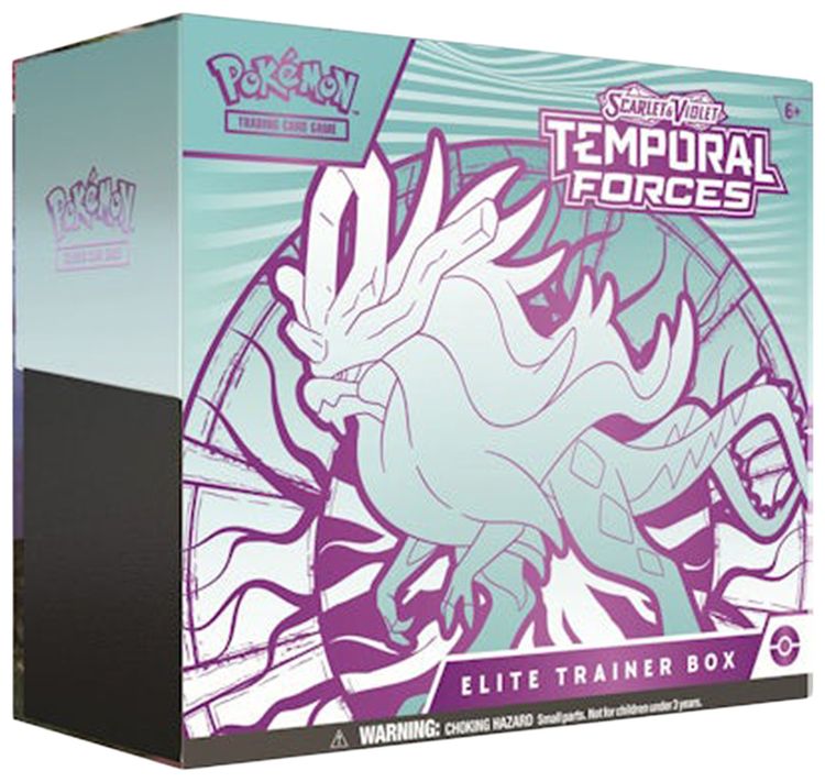 Pokemon Scarlet  Violet Temporal Forces Elite Trainer Box Walking Wake