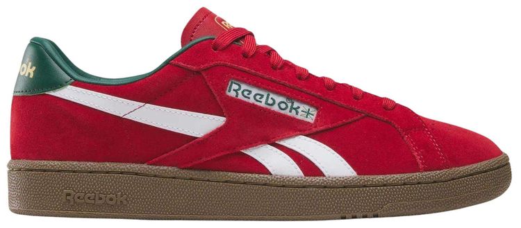 Reebok Club C Grounds UK Flashred