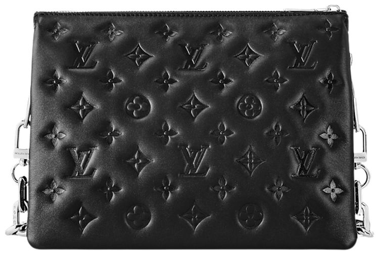 Louis Vuitton Coussin PM Black Puffy Monogram Lambskin Leather
