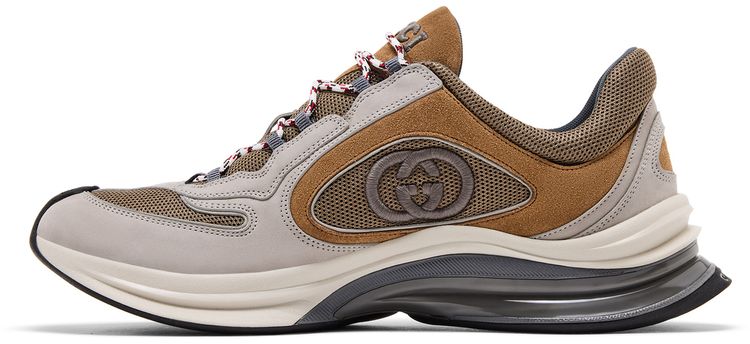Gucci Run Sneaker Light Grey Brown