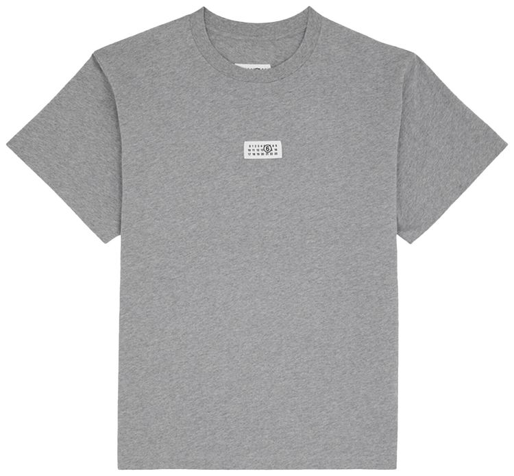 MM6 Maison Margiela T Shirt Light Grey Melange