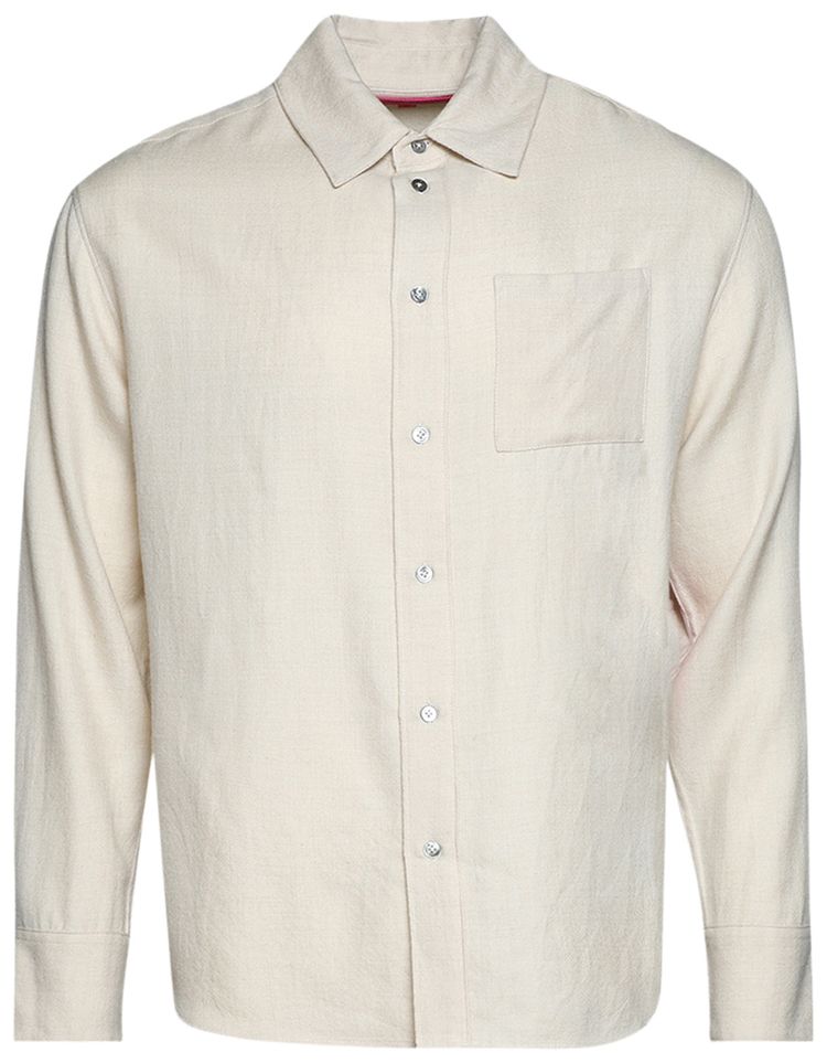 The Elder Statesman Pashimina Pocket Shirt Moth