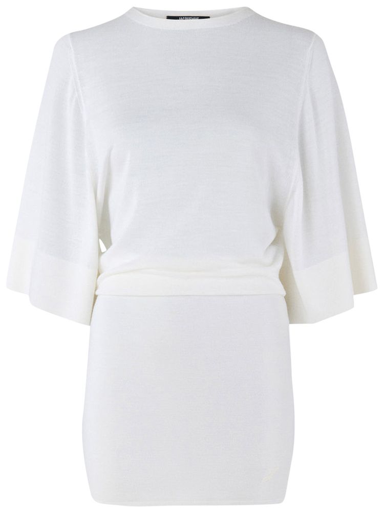 Jacquemus La Robe Maille Mananco Off White