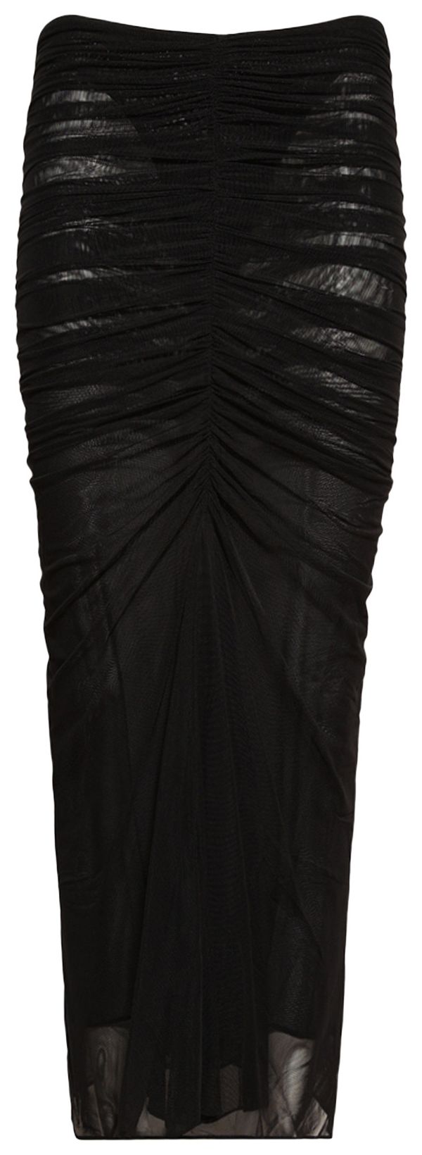 Mugler Midi Skirt Black