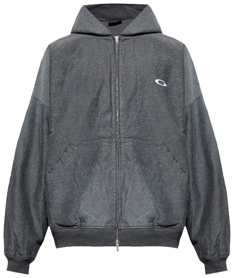 Balenciaga Trompe LOeil Hoodie Anthracite