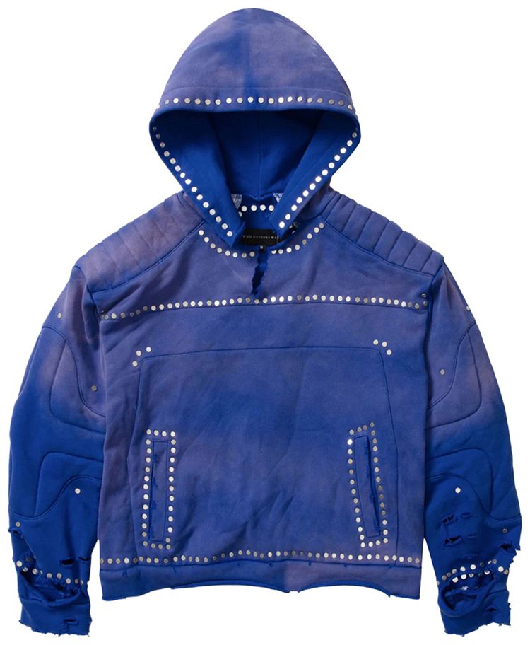 Who Decides War Hardware Hooded Pullover Indigo
