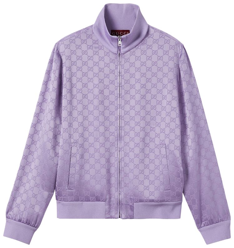 Gucci Long Sleeve Zip Jacket Wisteria Lilac