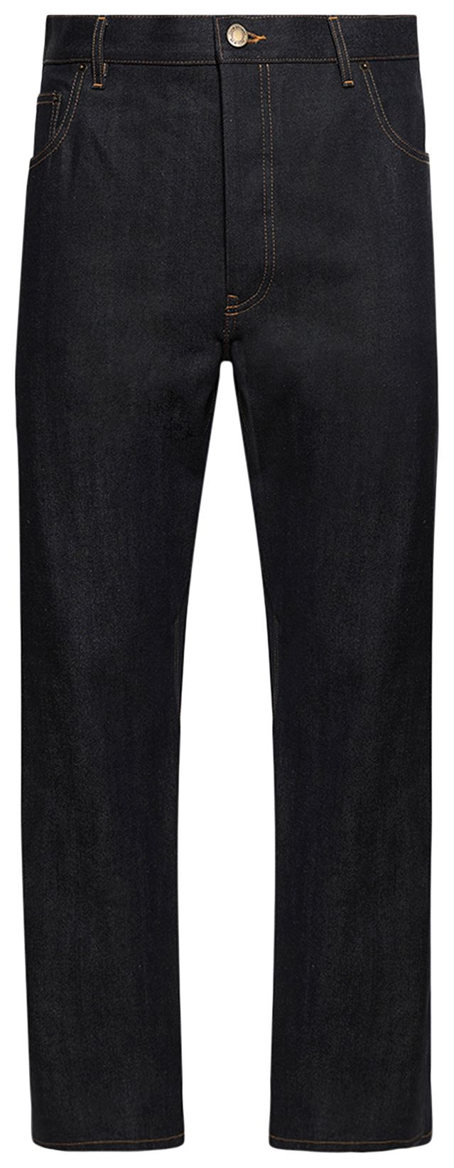 Thom Browne Denim 5 Pocket Trouser In Japanese Selvedge Denim Navy