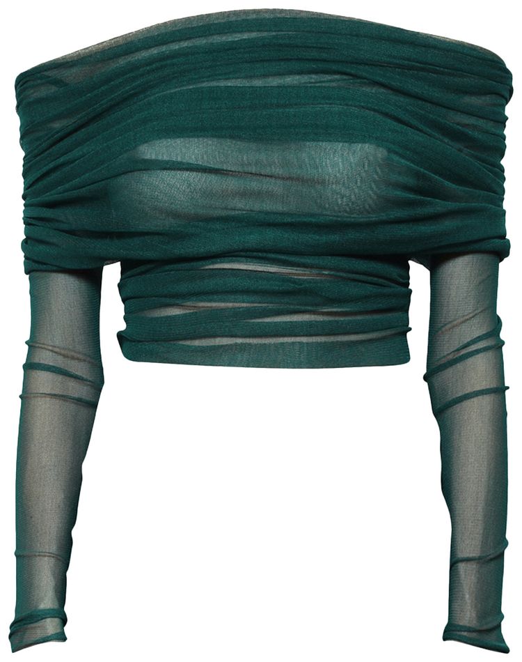 Christopher Esber Veiled Top Evergreen