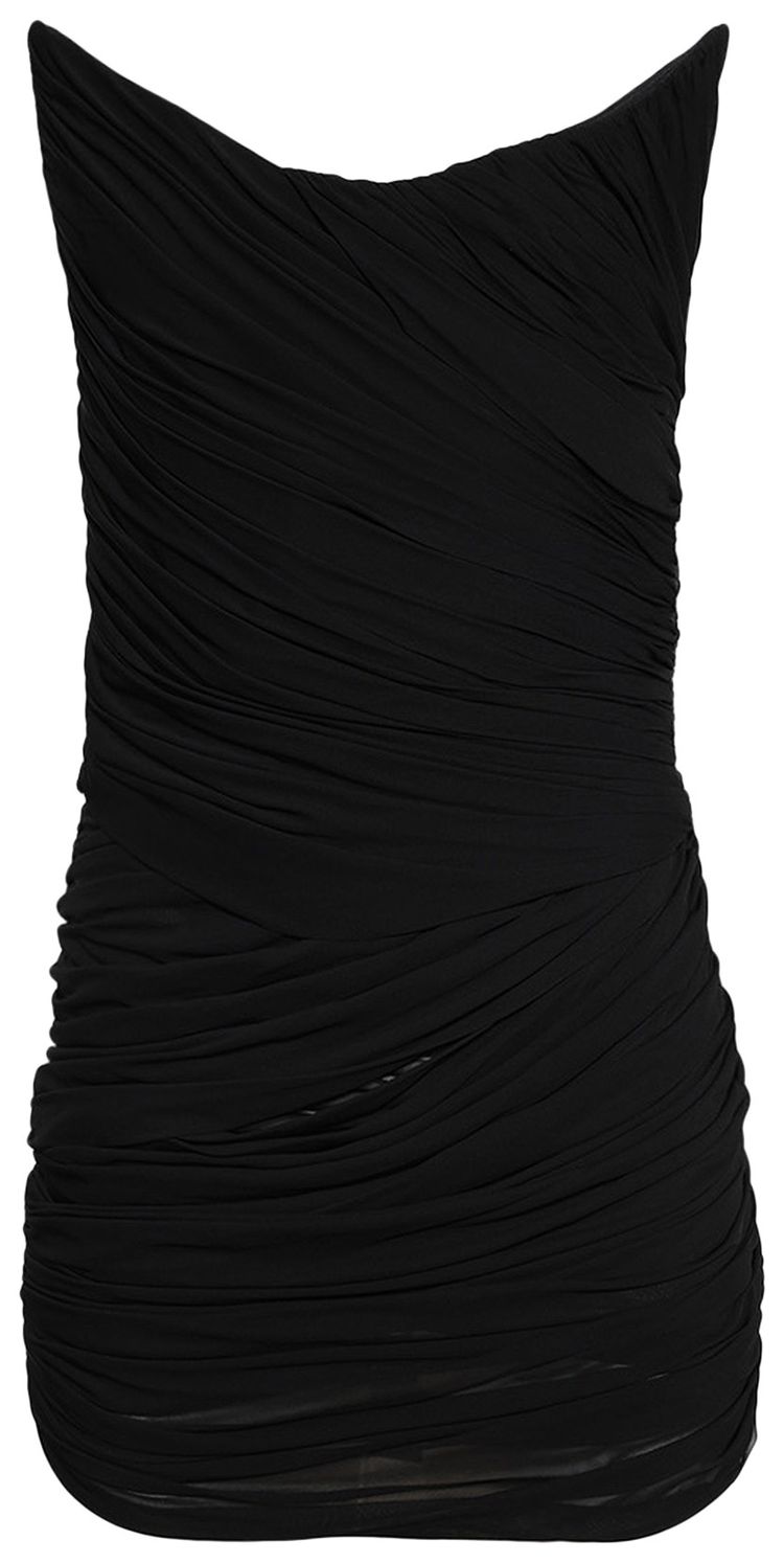 Mugler Mini Dress Black