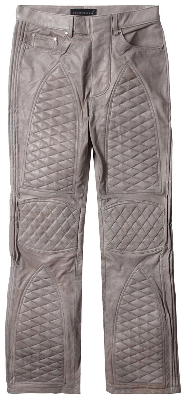 Who Decides War Pleated Moto Silver