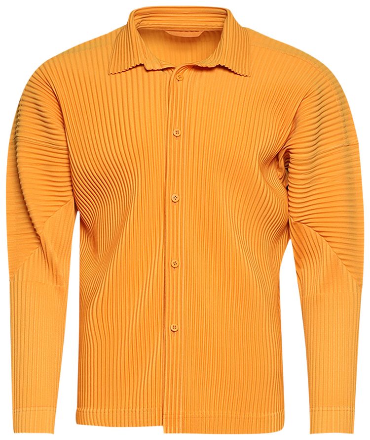 Homme Plisse Issey Miyake Shirt Orpiment Orange