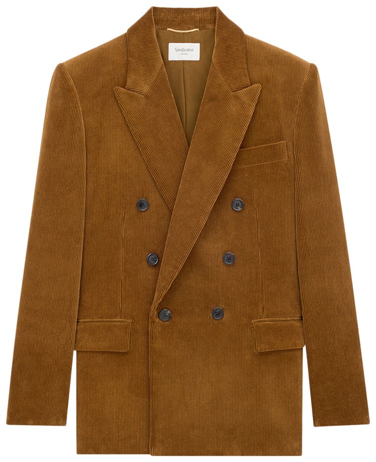 Saint Laurent Veste Cognac