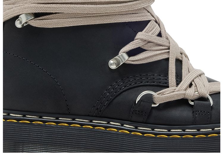 Dr Martens x Rick Owens Wmns DRKSHDW 1460 Quad Sole Megalace Boot Black