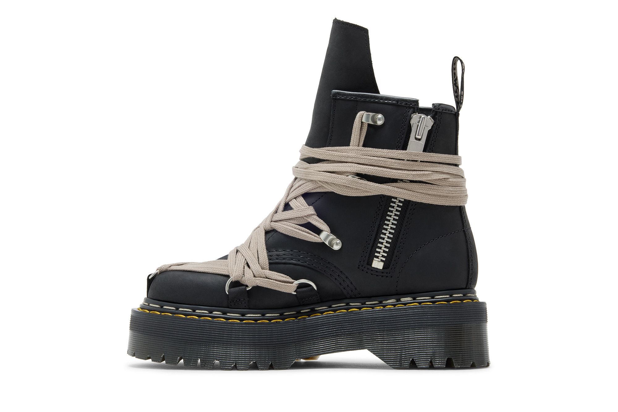 Buy Dr. Martens x Rick Owens Wmns DRKSHDW 1460 Quad Sole Megalace