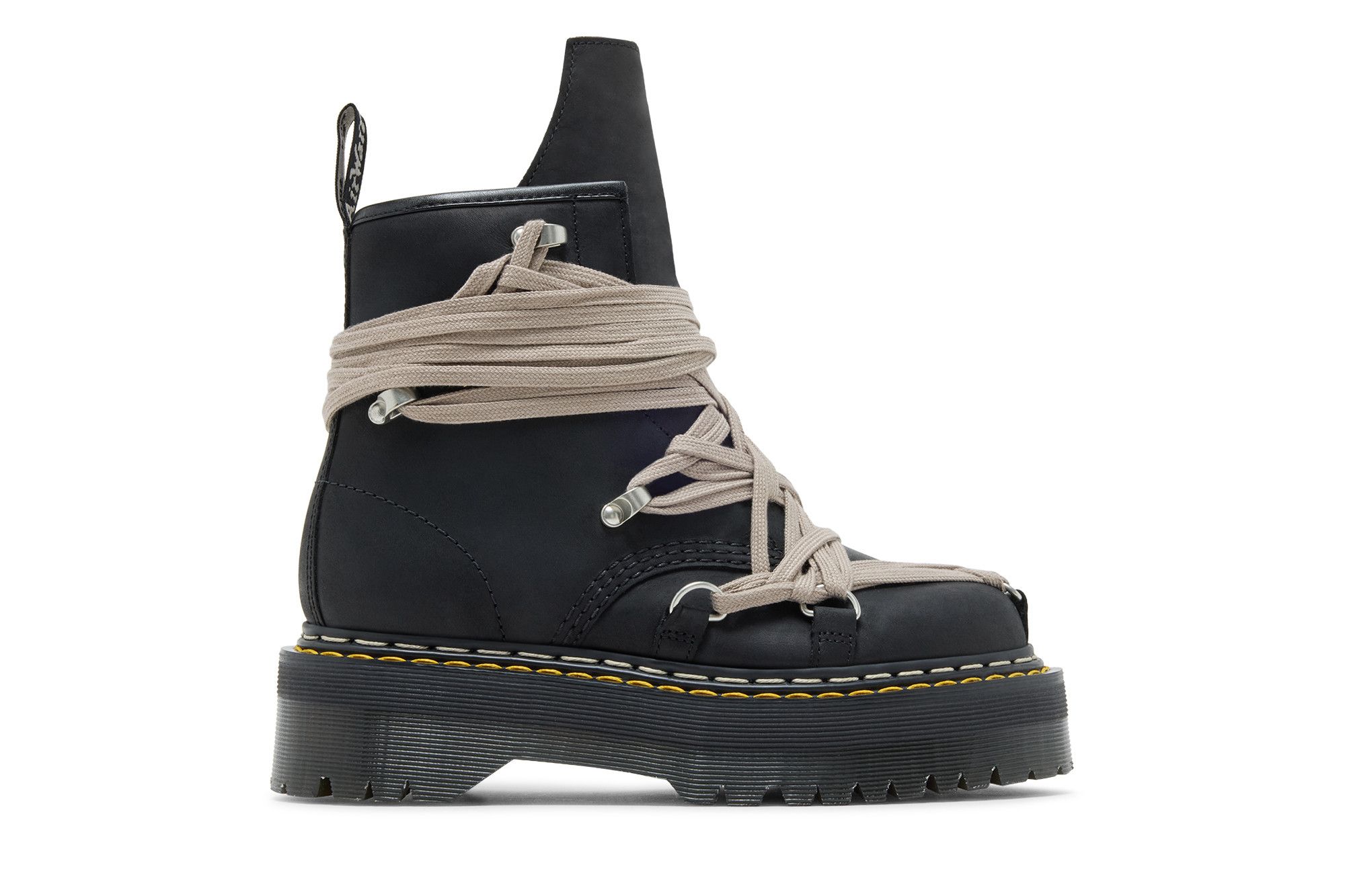 Buy Dr. Martens x Rick Owens Wmns DRKSHDW 1460 Quad Sole Megalace