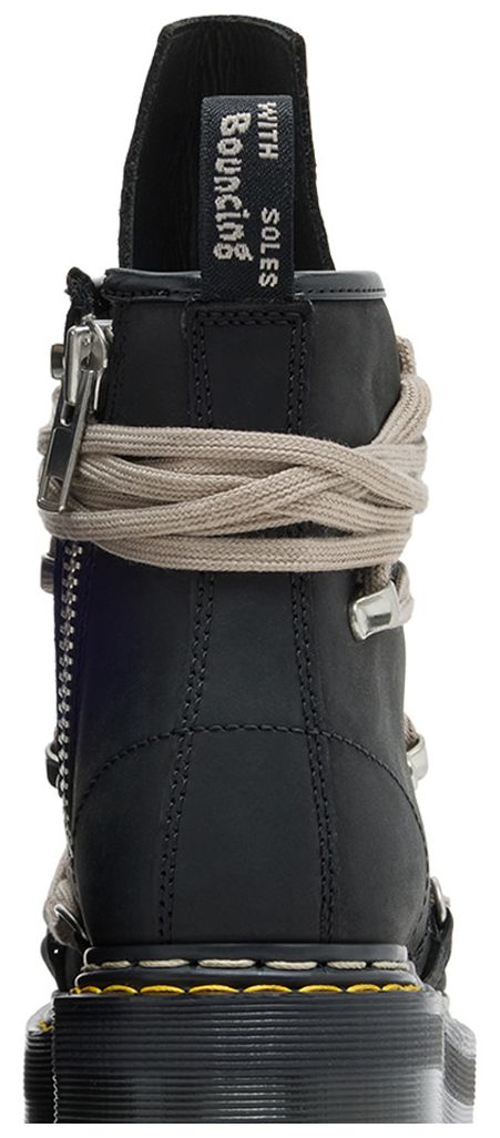Dr Martens x Rick Owens Wmns DRKSHDW 1460 Quad Sole Megalace Boot Black