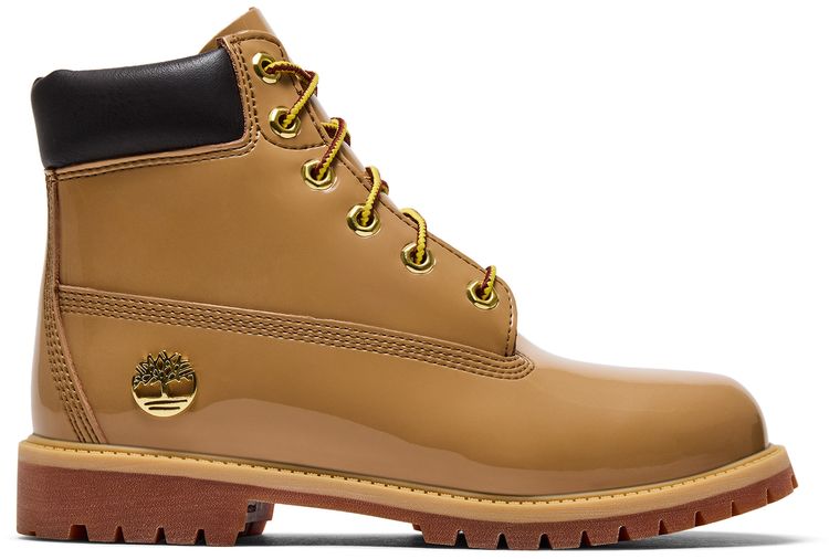 Timberland 6 Inch Premium Waterproof Boot Patent Big Kid Wheat