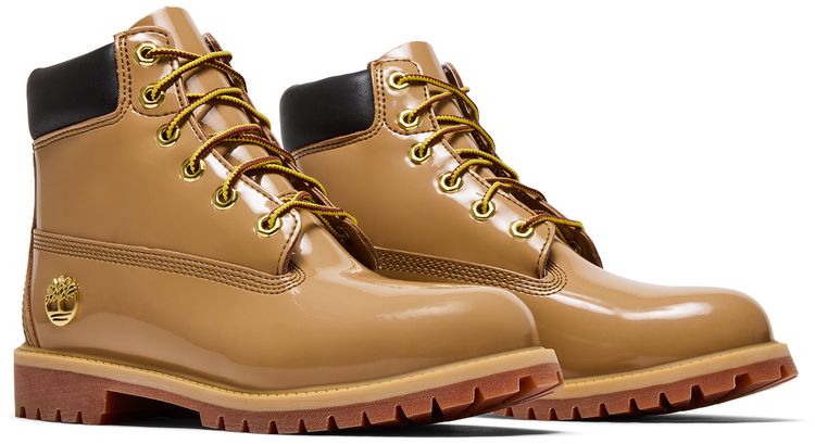 Timberland 6 Inch Premium Waterproof Boot Patent Big Kid Wheat