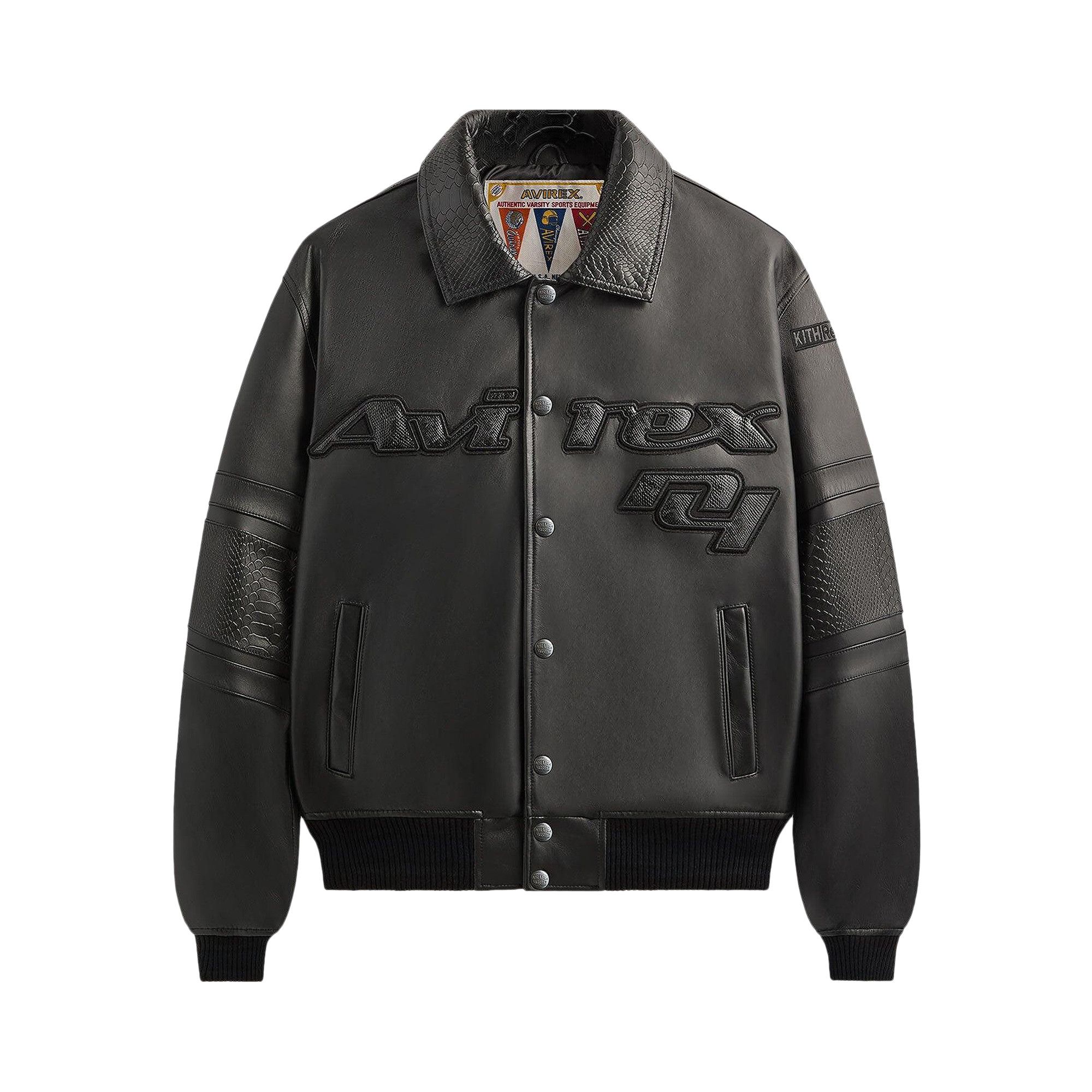 Buy Kith Records For Avirex Legend Bomber Jacket 'Black