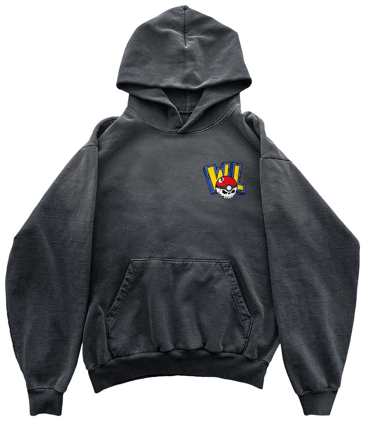 Warren Lotas Psychic Cat Hoodie Vintage Black