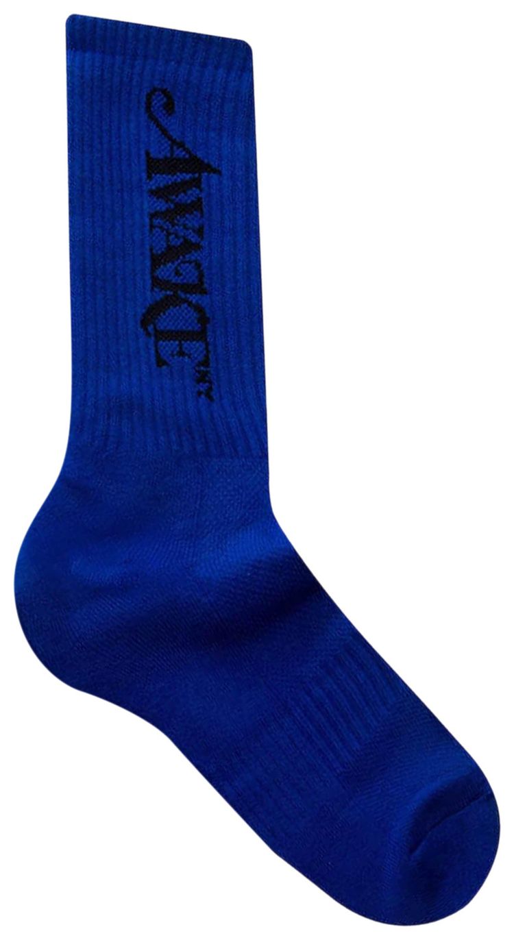 Awake NY Classic Logo Socks Blue