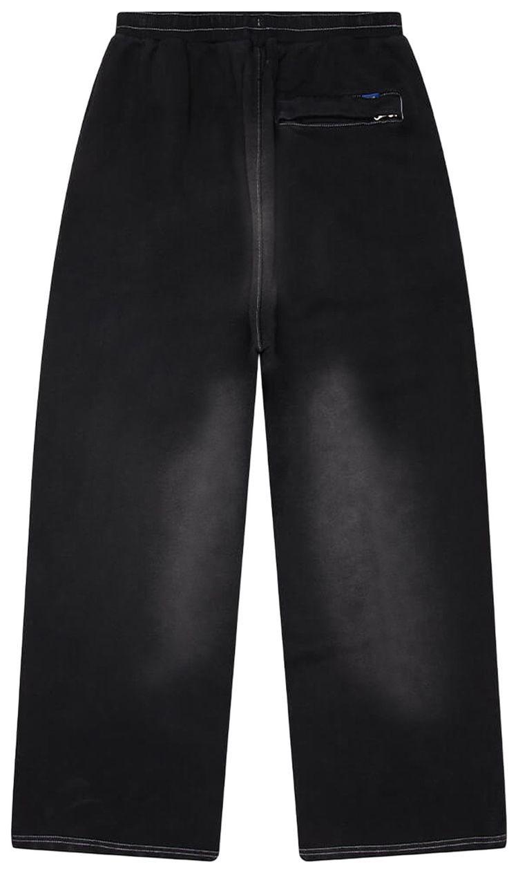 Awake NY Collegiate Open Hem Sweatpant Black